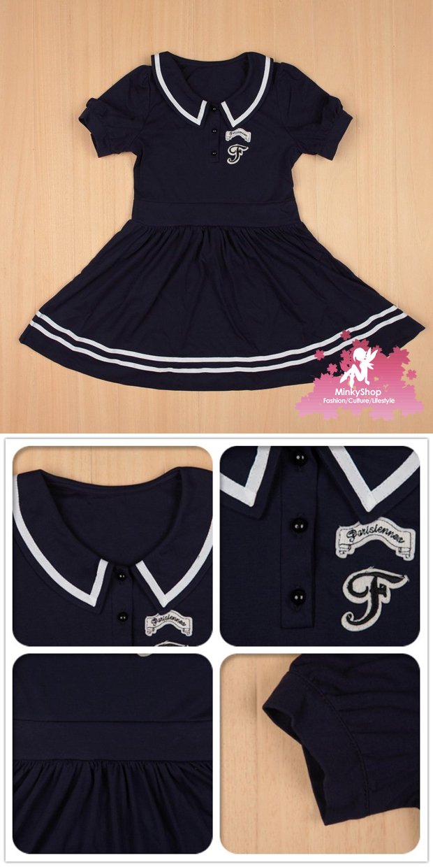 Sailor Blue Casual Dress